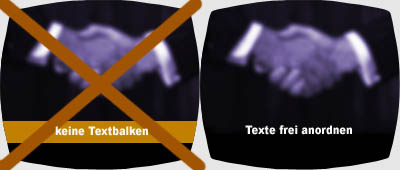 Texte frei über den Hintergrund