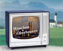 M�nchen und Oberbayern Souvenirklickfernseher